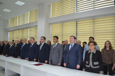 Mingəçevirdə “Şəhərsalma və Memarlıq ili” münasibəti ilə tədbir keçirilib
