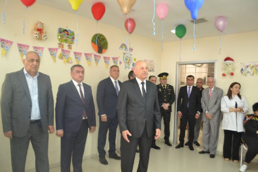 Uşaq nevroloji sanatoriyasında böyüyən sağlamlıq imkanları məhdud uşaqlar üçün bayram tədbiri keçirilib