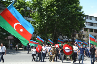 İtkin-şəhid  Mingəçevirdə  torpağa tapşırıldı