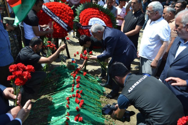 İtkin-şəhid  Mingəçevirdə  torpağa tapşırıldı