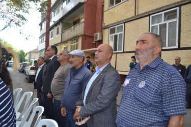 Mingəçevir 1 ci Qarabağ müharibəsi şəhidi İlyas Mayılovun adının əbədiləşməsi üçün yaşadığı binanın qarşısında  xatirə bulağının  açılışı olub.