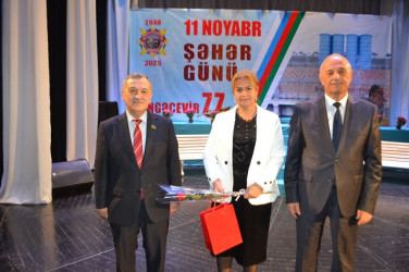 Mingəçevir Dövlət Dram Teatrında Mingəçevir şəhərinin 77 illiyi münasibətilə tədbir keçirildi
