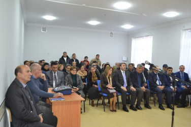 Mingəçevir şəhər İcra Hakimiyyətinin başçısı İlham İsmayılovun vətəndaşlarla növbəti səyyar görüşü mart ayının 10-da keçirilib.