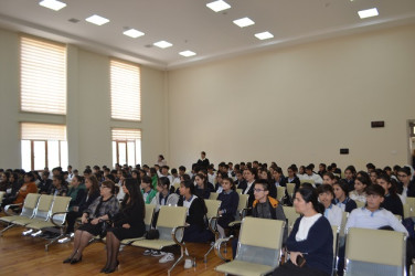 Uşaqların maraqlarına toxunan məsələlərdə onların iştirakının təmin edilməsi sahəsində fəaliyyətin gücləndirilməsi və bu istiqamətdə yeni platformalar yaradılması mövzusunda maarifləndirici tədbir  keçirilmişdir.