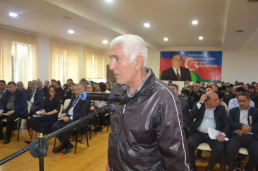 Mingəçevir şəhər İcra Hakimiyyətinin başçısı İlham İsmayılovun vətəndaşlarla növbəti səyyar görüşü may ayının 15-də keçirilib.