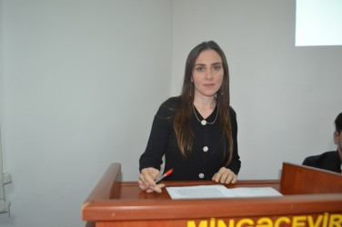 Mingəçevir Dövlət Universitetində  “Gender əsaslı zorakılıqla mübarizə” mövzusunda tədbir  keçirilmişdir.