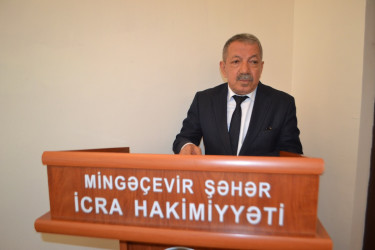 23 sentyabr tarixində Mingəçevir Şəhər İcra Hakimiyyəti başçısı yanında Şuranın növbəti iclası keçirilib.