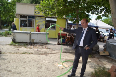 Mingəçevirdə qanunsuz küçə ticarətinə qarşı reyd keçirilib.