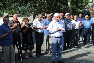 Mingəçevirdə Qurban bayramı münasibəti ilə qurban kəsimi oldu