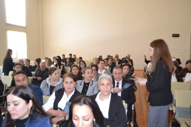 13 nömrəli tam orta məktəbdə maarifləndirici görüş keçirilib