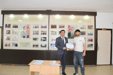 Mingəçevir Turizm Kollecində “2025-ci ilin Konstitusiya və Suverenlik İli” elan edilməsi ilə bağlı tədbirlər planı çərçivəsində dama və şahmat idman növləri üzrə yarışlar keçirilib.