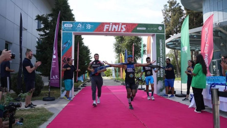 Mingəçevir şəhərində triatlon üzrə Azərbaycan çempionatı keçirilib