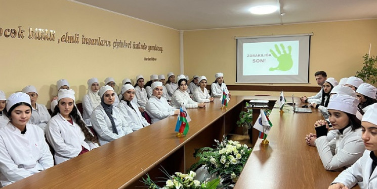 Mingəçevirdə “Gender əsaslı zorakılıqla  mübarizə” kompaniyası çərçivəsində  tədbirlər davam etdirilir.