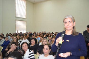 “ Təhsil müəssisələlində zorakılığın qarşısının alınması” mövzusunda tədbir keçirildi.