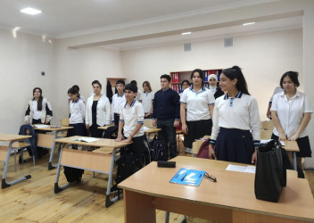 27 sentyabr-Anım Günü  ilə əlaqədar Anım Gününə həsr olunmuş  xüsusi  dərs  keçirilib.
