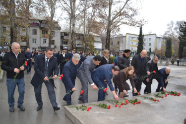 Mingəçevirdə ulu öndər Heydər Əliyevin xatirəsi ehtiramla yad edilib.