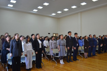 “ Təhsil müəssisələlində zorakılığın qarşısının alınması” mövzusunda tədbir keçirildi.