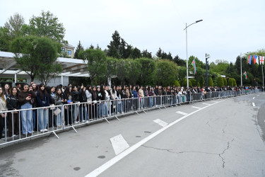Ümummilli Lider Heydər Əliyevin 103-cü ildönümünə həsr olunan avarçəkmə və kanoe üzrə “Prezident Kuboku 2026” beynəlxalq reqatasının paradı təşkil edilib.