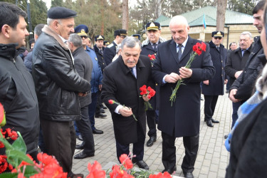 20 Yanvar faciəsinin 35-ci ildönümü ilə bağlı Mingəçevir Şəhidlər Xiyabanında Anım mərasimi keçirilib