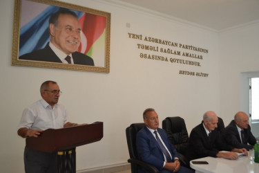 08.08.2025-ci il tarixd' Azərbaycan Ağsaqqallar Şurasının Mingəçevir şəhər şöbəsinin  hesabat yığıncağı keçirilib