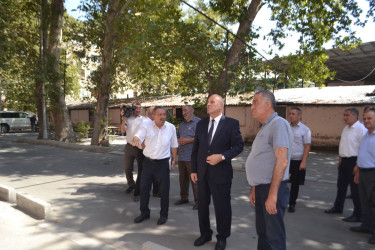 Mingəçevir şəhərində təmir işləri aparılan çoxmənzilli binalara ictimai  baxış keçirildi