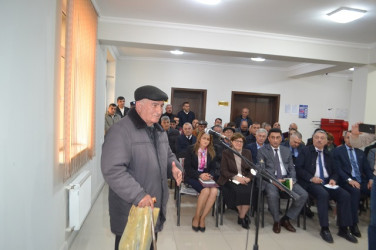 Mingəçevir şəhər İcra Hakimiyyətinin başçısı İlham İsmayılovun vətəndaşlarla növbəti səyyar görüşü mart ayının 18-də keçirilib.