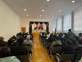 “Uşaqların məişət zorakılığına, erkən nikahına və zərərli vərdişlərinə qarşı mübarizə” mövzusunda maarifləndirici görüş keçirilmişdir.