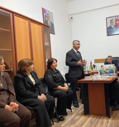 Mingəçevir şəhəri Mənzil Təsərrüfatı və Abadlaşdırma İdarəsində  Ulu Öndər Heydər Əliyevin anadan olmasının 103-cü ildönümünə həsr edilmiş tədbir keçirilmişdir.
