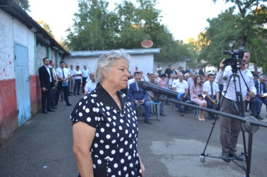 Mingəçevir şəhər İcra Hakimiyyətinin başçısı İlham İsmayılovun sakinlərlə növbəti səyyar görüşü sentyabr  ayının 24-də keçirilib