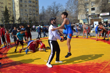 Mingəçevir şəhərində Novruz bayramı geniş qeyd edilir.