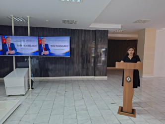 “Şəhərsalma və Memarlıq İli” çərçivəsində “Böyük yolun başlanğıcı” mövzusunda tədbir keçirilib.