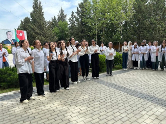 Mingəçevirdə Ulu Öndər Heydər Əliyevin 102 illiyinə həsr olunmuş silsilə tədbirlər davam edir.