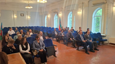 Mənzil Kommunal Təsərrüfatı İstehsalat Birliyində “Konstitusiya və Suverenlik İli”nə həsr olunmuş tədbir keçirilib