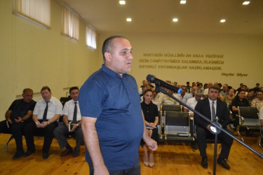 Mingəçevir şəhər İcra Hakimiyyətinin başçısı İlham İsmayılovun növbəti səyyar görüşü Nizami, N.Nərimanov, Xətai küçələrinin sakinləri ilə olub.
