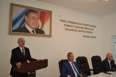 08.08.2025-ci il tarixd' Azərbaycan Ağsaqqallar Şurasının Mingəçevir şəhər şöbəsinin  hesabat yığıncağı keçirilib