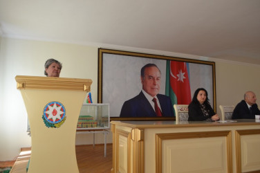 Mingəçevir şəhərində Aprel şəhidlərinin anım günü ilə əlaqədar konfrans keçirilib.