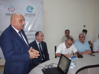 Mingəçevirdə “Regionlarda ictimai iştirakçılığın təmin olunması və ictimai nəzarətin gücləndirilməsi” layihəsi çərçivəsində dəyirmi masa keçirilib.