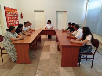 09.08.2025-ci il tarixində  şəhid Azər Niftəliyev adına Mədəniyyət Mərkəzində  dəyirmi masa təşkil olunmuşdur.