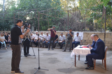 Mingəçevir  şəhər İcra Hakimiyyətinin başçısı İlham İsmayılovun növbəti səyyar görüşü 01 sentyabr 2023-cü il tarixində keçirildi.