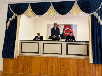 “Uşaqların məişət zorakılığına, erkən nikahına və zərərli vərdişlərinə qarşı mübarizə” mövzusunda maarifləndirici görüş keçirilmişdir.