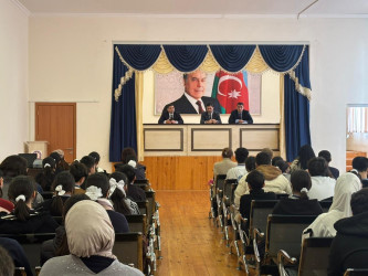 “Uşaqların məişət zorakılığına, erkən nikahına və zərərli vərdişlərinə qarşı mübarizə” mövzusunda maarifləndirici görüş keçirilmişdir.