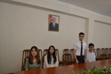 Mingəçevir şəhər İcra Hakimiyyətinin başçısı təcrübə keçəcək yeni könüllüləri qəbul etdi.