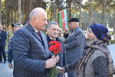 Noyabr ayının 8-də Mingəçevirdə 8 noyabr - Zəfər Günü münasibətilə tədbirlər keçirildi