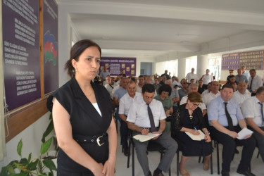 Mingəçevir şəhər  İcra Hakimiyyətinin başçısı İlham İsmayılovun növbəti səyyar görüşü  31 iyul tarixində keçirilib