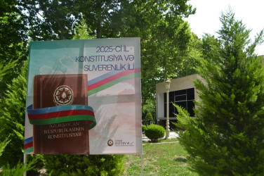 2025-ci ilin "Konstitusiya və Süverenıik ili" elan edilməsi ilə əlaqədar olaraq Mingəçevirdə tədbirlər davam edir