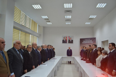 Mingəçevirdə “Şəhərsalma və Memarlıq ili” münasibəti ilə tədbir keçirilib