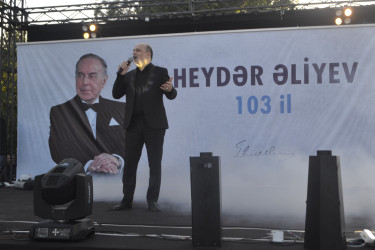 Ulu Öndər Heydər Əliyevin anadan olmasının 103-cü ildönümünə həsr olunmuş konsert keçirilmişdir.
