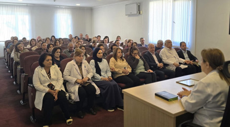 Mingəçevir Şəhər Mərkəzi Xəstəxanasında Aprel döyüşlərinin ildönümü ilə əlaqədar anım tədbiri keçirilib.