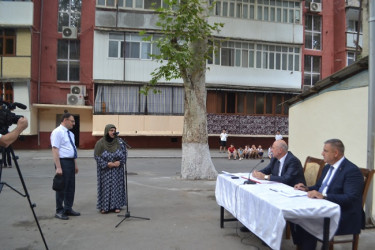 Mingəçevir şəhər İcra Hakimiyyətinin başçısı İlham İsmayılovun vətəndaşlarla növbəti səyyar görüşü avqust ayının 7-də keçirilib.