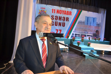 Mingəçevir Dövlət Dram Teatrında Mingəçevir şəhərinin 77 illiyi münasibətilə tədbir keçirildi